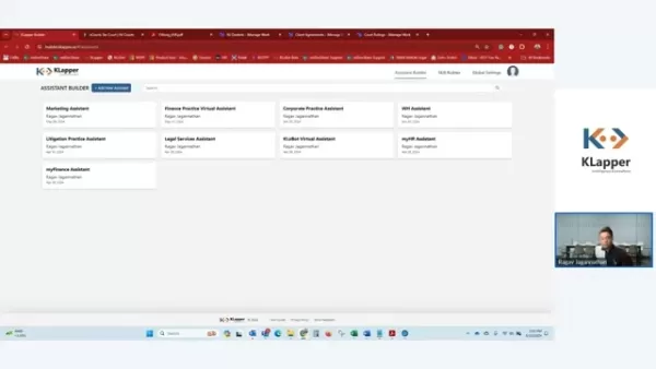 Создайте собственного помощника по юридическим вопросам без кодирования с помощью искусственного интеллекта Klapper AI