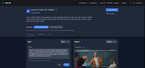 Kie.ai: Affordable and Stable Unofficial Sora 2 API for Text & Image to Video with Audio
