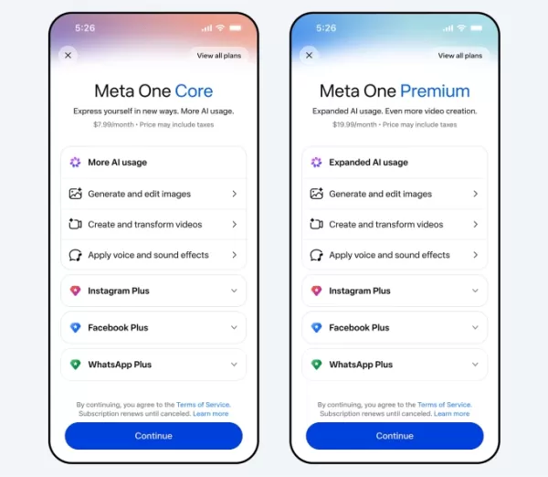Meta expands subscription push with new AI-focused plans