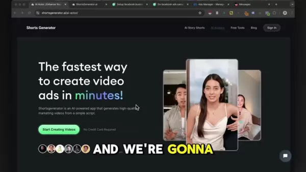 Criar Anúncios de Vídeo no Facebook com IA em Minutos