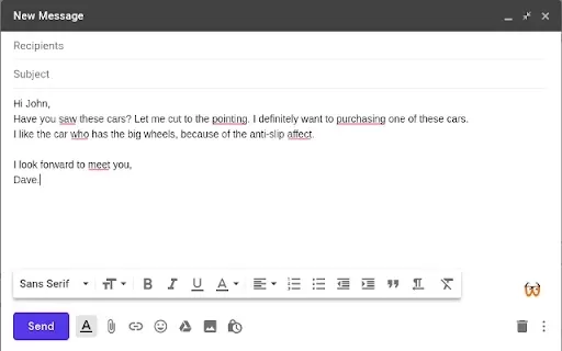 Wordeep Proofreading