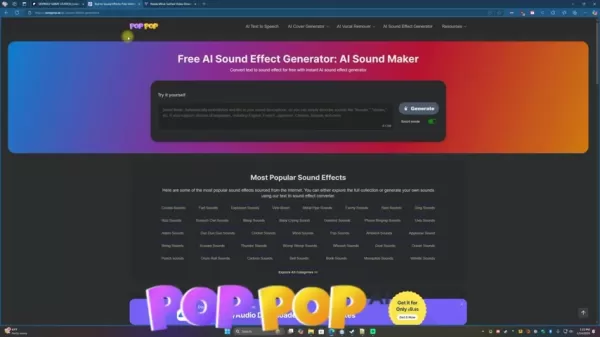 Pop Pop AI: Transforming Sound Effects in Indie Games