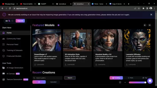 Accessing the AI Canvas
