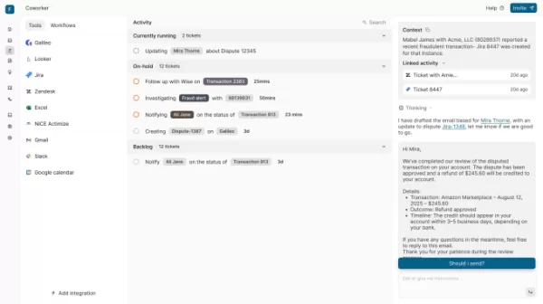 YC-backed Rulebase raises $2.1M pre-seed to automate financial back-office tasks like compliance and disputes using AI. Founded by ex-Microsoft and Goldman Sachs engineers, its tool integrates with Zendesk and Slack, reviewing 100% of customer interactions—cutting costs by 70%. Targets banks and card issuers globally with usage-based pricing.