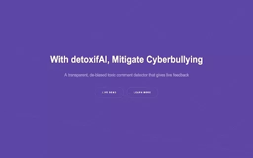 detoxifAI Toxic Comment Blocker