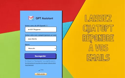 Gmail GPT-3.5 Email Response Generator - Chrome Extension