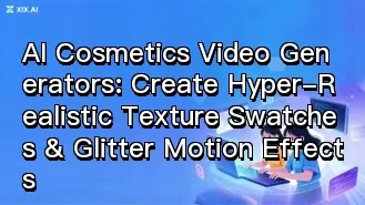 AI Cosmetics Video Generators: Create Hyper-Realistic Texture Swatches & Glitter Motion Effects