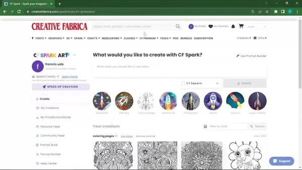 Creative Fabrica and Canva AI Enable Easy Coloring Book Design