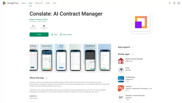 Conslate: AI Contract Manager