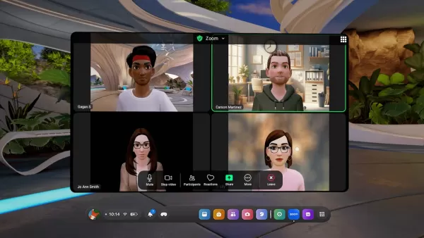 Zoom 通过新的 Meta Quest 应用程序推出 VR 视频通话功能