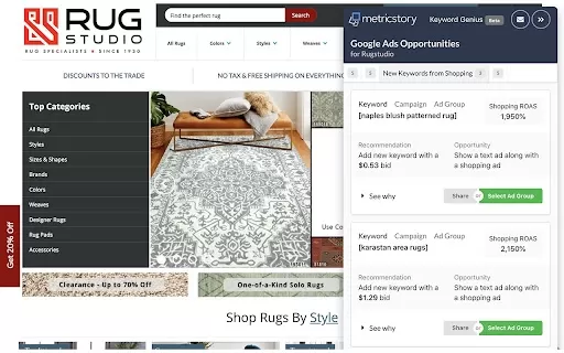 Keyword Genius - Chrome Extension
