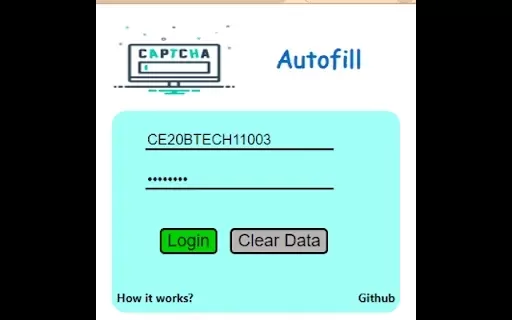 Autofill AIMS captcha