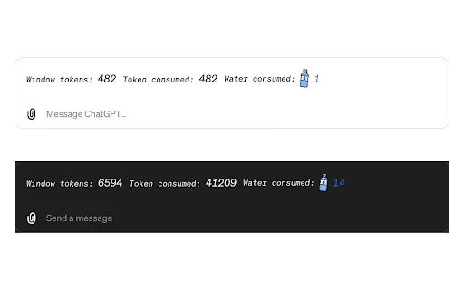 ChatGPT Conversation Insights & Environmental Impact Tracker - Chrome Extension