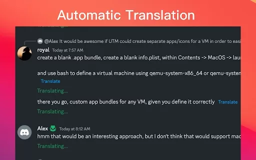 Discord Translator - Chrome Extension