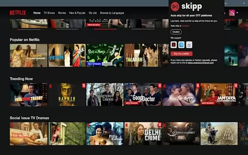 Skipp - Chrome Extension