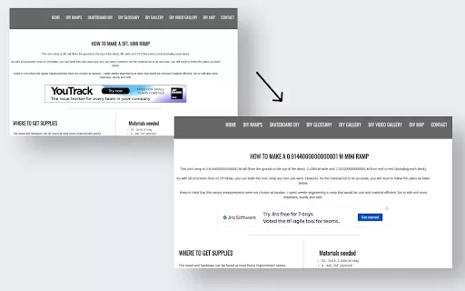 Imperial to Metric Converter Extension - Chrome Extension