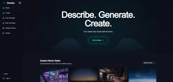 Drumics AI Music Maker