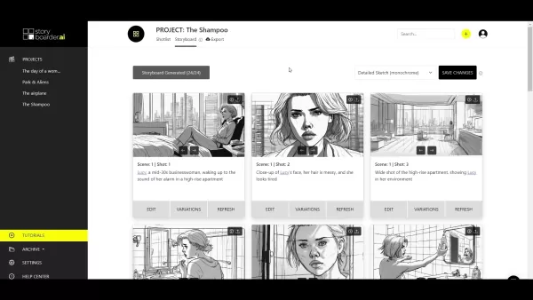 StoryBoarder.ai 教程:掌握故事板創作