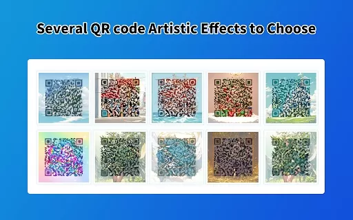 Artistic QR Code Generator - Chrome Extension
