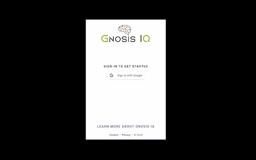 Gnosis IQ - Chrome Extension