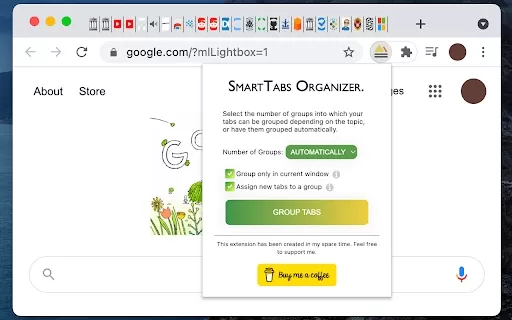 Tab Grouping Extension - Chrome Extension