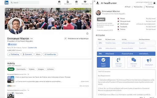 Recruiting Automation Tool - Chrome Extension