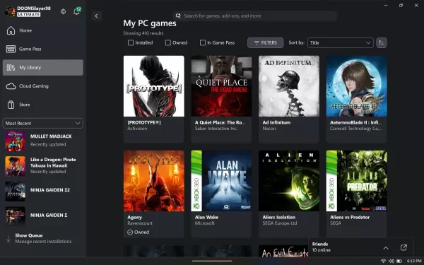 XboxのPCアプリプラットフォームにXboxのコンソールゲームが予期せず登場