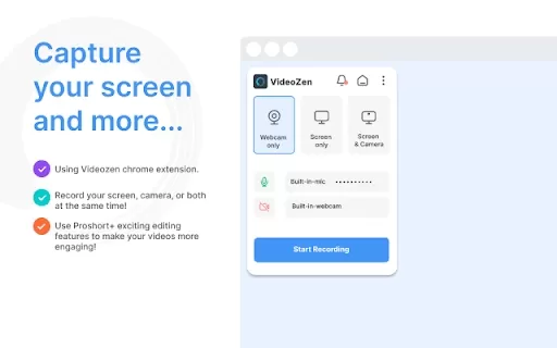 VideoZen - Chrome Extension