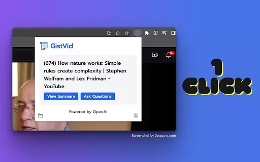 GistVid - Chrome Extension