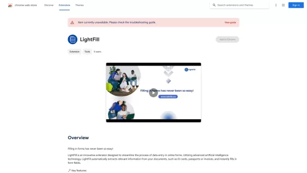 Fill Forms with Ease and Speed - Chrome Extension