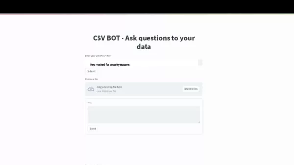 Query CSV Files With ChatGPT, Streamlit & Langchain: A Data Analysis Guide