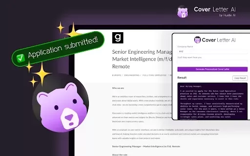 Hustle AI - Cover Letter Generator