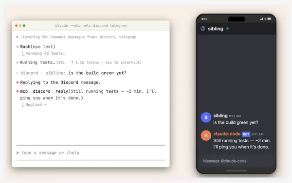 Anthropic launched Claude Code Channels in research preview, enabling remote bidirectional control of local Claude Code sessions via Telegram and Discord. The feature allows users to send commands, check progress, and transfer files through messaging platforms while Claude pushes notifications and updates. It requires Claude Code v2.1.80+, a claude.ai account, and Bun. Currently available to Pro/Max users, it marks a step toward event-driven, remotely accessible AI agents.