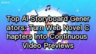 おすすめのAIストーリーボード生成ツール:ウェブ小説の各章を連続した動画プレビューに変換