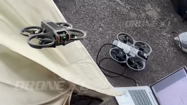 Image of the new drone with an Avata 2 product shot layered in for comparison.