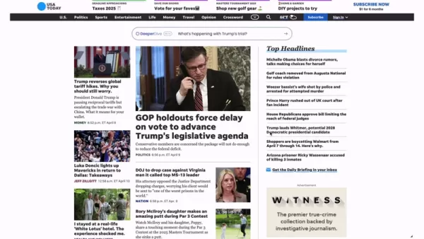 DeeperDive’s AI-generated response includes cited articles — and an ad.