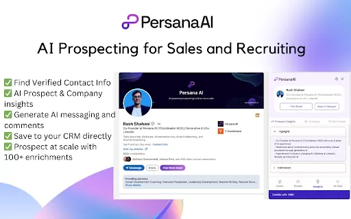 Persana AI - Chrome Extension