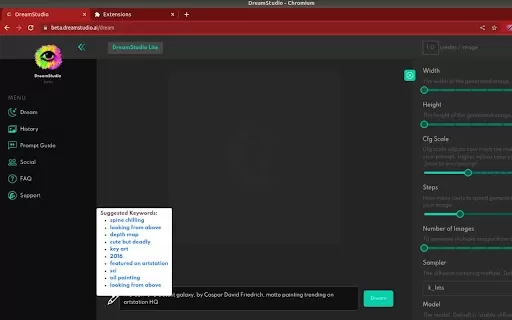 Prompt Suggestion Chrome Extension - Chrome Extension