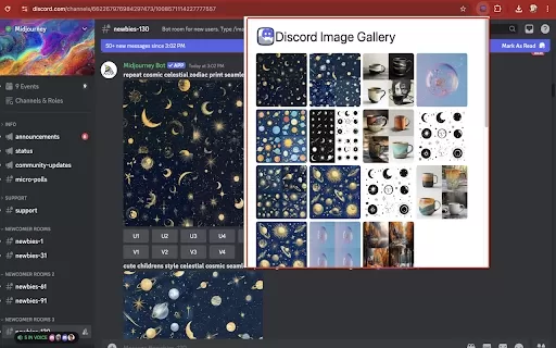 MidJourney Gallery Viewer - Chrome Extension