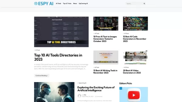 EspyAI - AI News, AI Tools And AI Tips