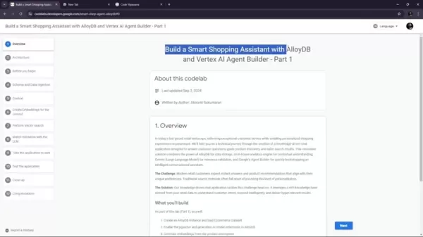 Google Unveils AI Shopping Assistant Powered by AlloyDB and Vertex AI Agent Builder