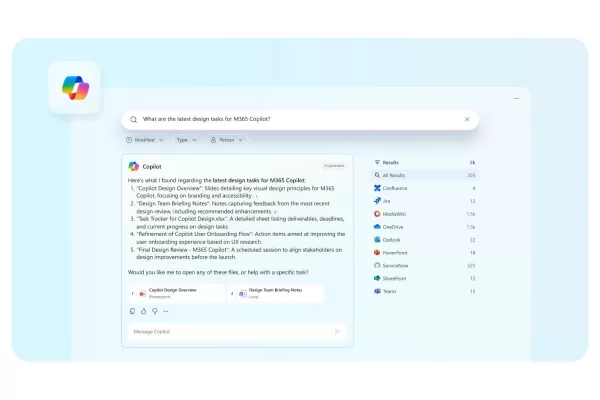 Microsoft 365 Copilot通過增強的搜索,圖像和筆記本功能進行了重新設計
