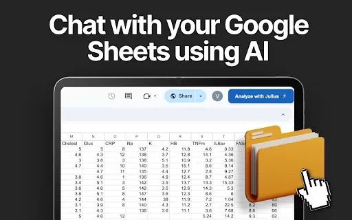 Julius AI - Analyze Google Sheets with ChatGPT