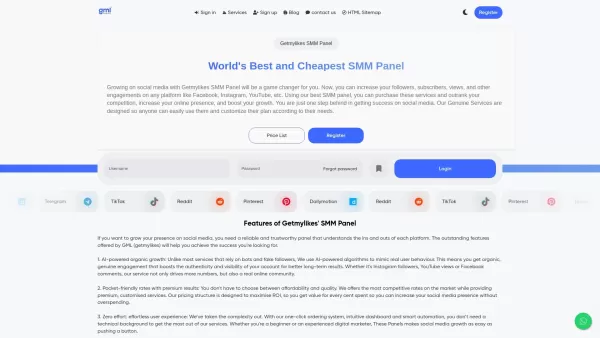 Best SMM Panel - GetMyLikes