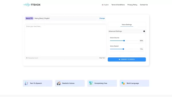 TTSVox - Free Text to Speech AI