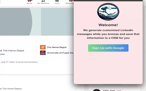 AI-powered LinkedIn Outreach Helper - Chrome Extension