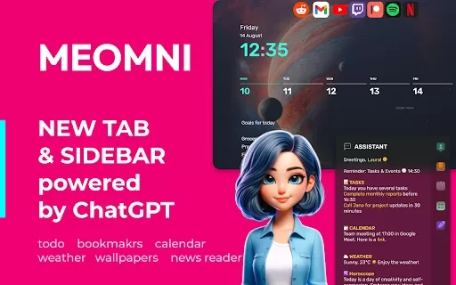 Nova Tab - Chrome Extension