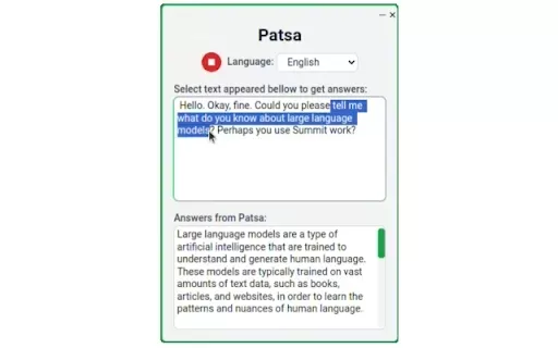 Patsa - AI-powered Meeting Copilot