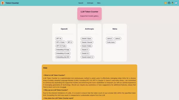 LLM Token Counter