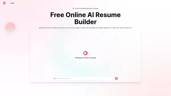AIResumeBuilder.me: Create Professional Resumes Free Online